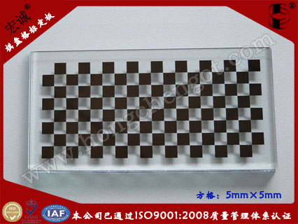 ̸У׼Checkerboard glass calibration plate